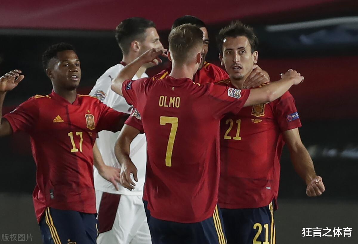 西班牙队|欧国联最新积分战报 阿森纳大将送礼西班牙2连胜领跑 德国首胜升第2