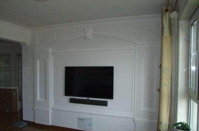 ▲婆婆亲手打造的电视墙,刚开始质疑,看到效果我差点哭出声!