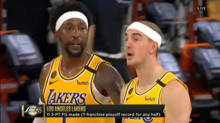 湖人队|1场比赛4核心受伤！还打什么！直接给湖人颁奖得了