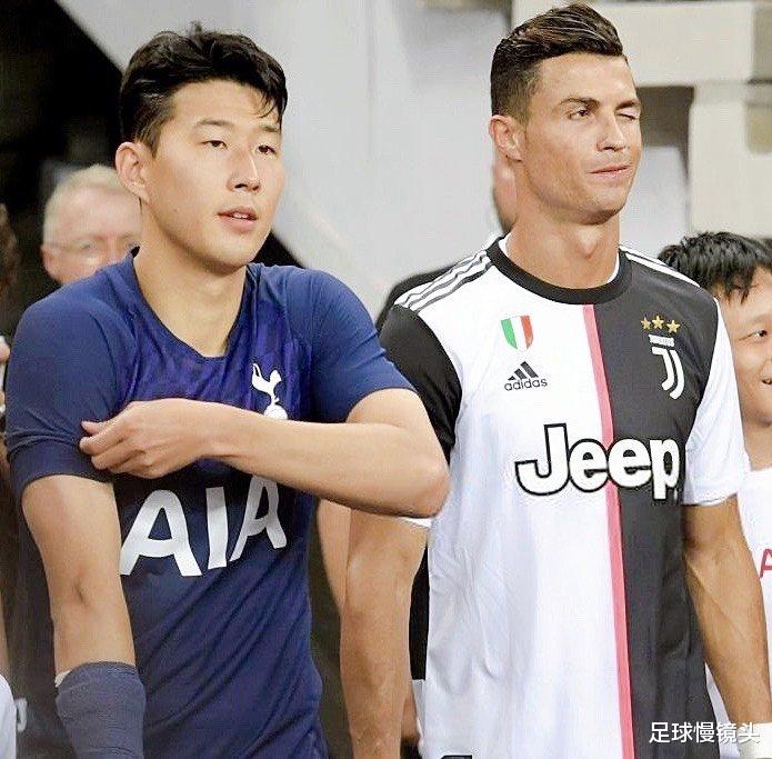 孙兴慜|亚洲巨星膜拜CR7！孙兴慜：最想见的人是C罗，学习他如何训练