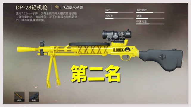 #和平精英#和平精英：四大枪械比拼，AKM倒数第一，榜首是决赛必选武器