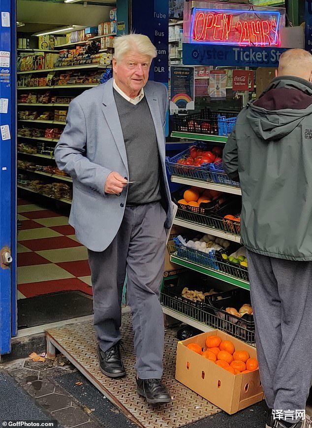 英國首相80歲老爸超市購物未戴口罩，面臨200英鎊罰款-圖2