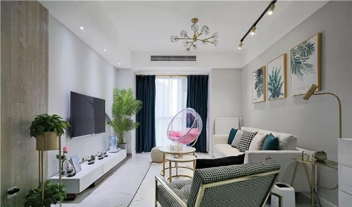 |98平轻奢北欧风装修,这样的橱柜还是头一回见,太精致了!