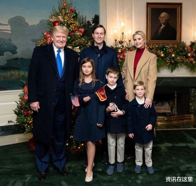 伊萬卡曬新年全傢福，總統父親絕對C位，4歲幼子笑容神似外公-圖3