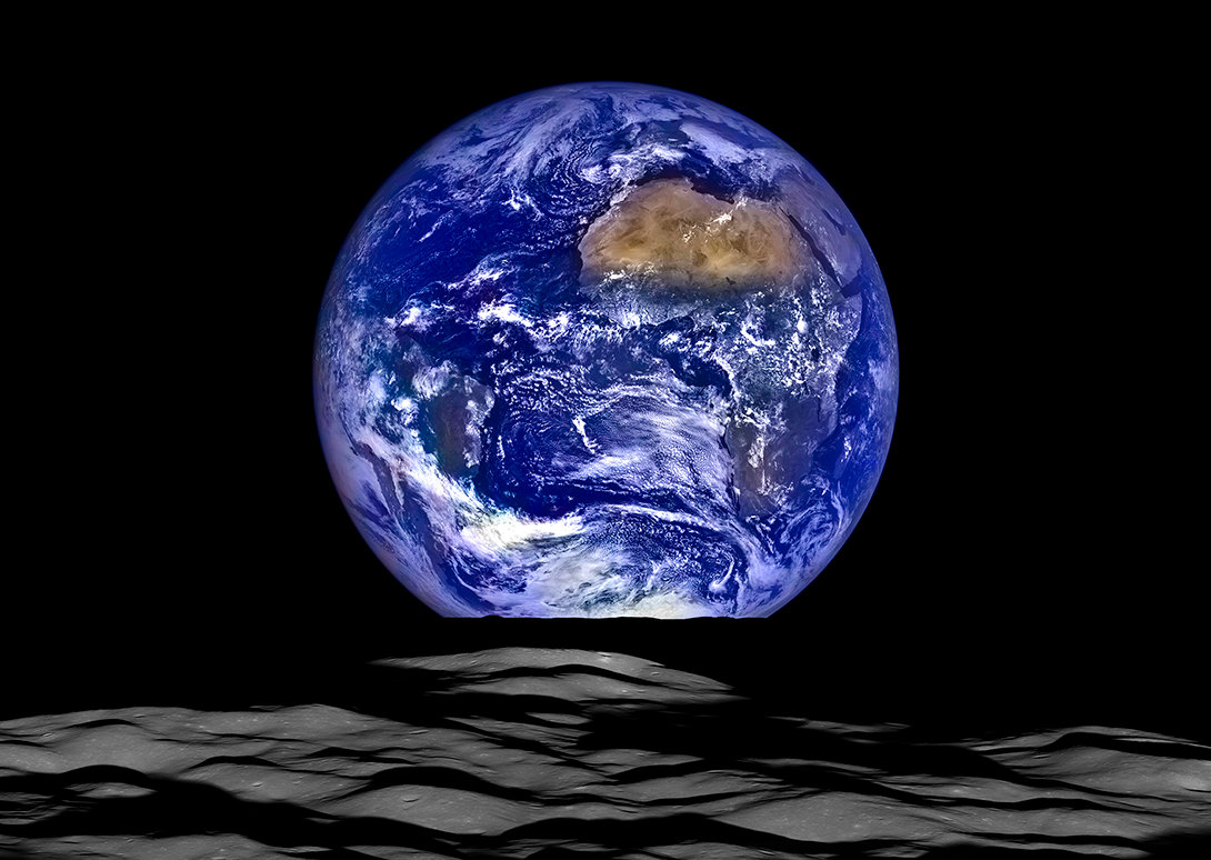 月球▲从月球上看地球，为什么会感到恐惧？