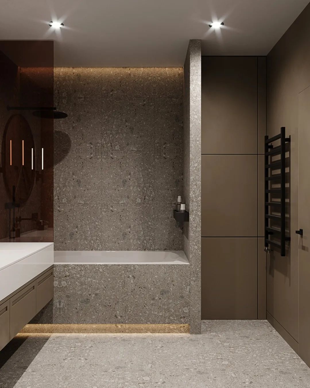 |西安谷空间设计：一厅三室，灰色+木色，高级！