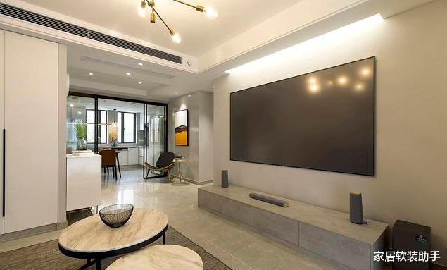 []新房终于完工，不做电视墙，厨房很高级，全房舒适又解压，晒晒！