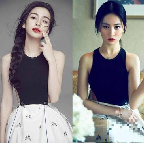 霍思燕|范冰冰遇上霍思燕，都是穿羽毛礼服，对比“杀伤力”也太大了