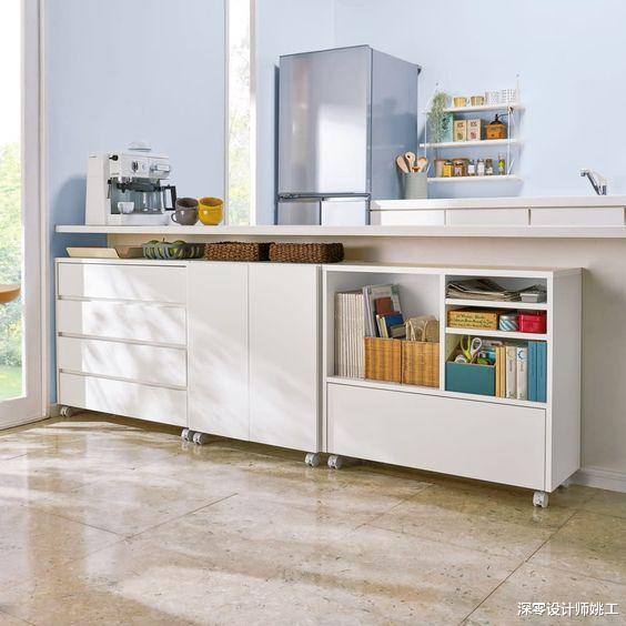 老年小妙招|日本收纳多变态，看看厨房就知道，岛台从上到下榨干1㎡不剩