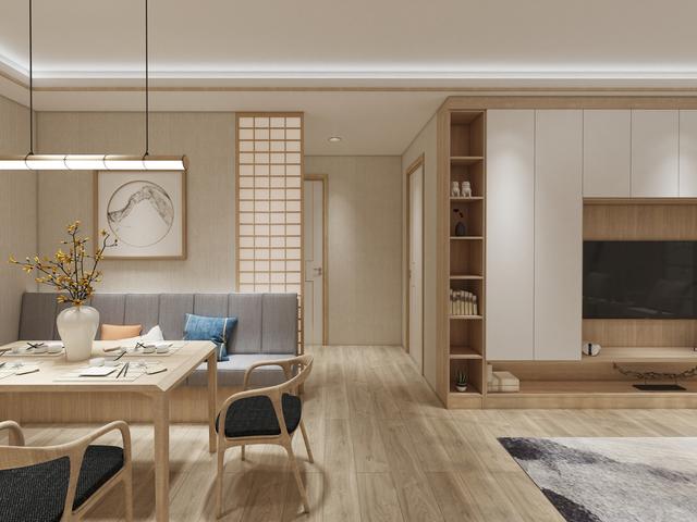 :没钱也不用“穷装”了!原木风+辅助灯,9万6搞定全屋装修!