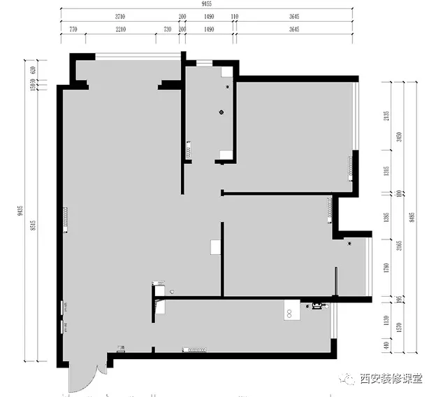 「」100㎡大手笔改造，客厅卧室互换，主卫变两卫