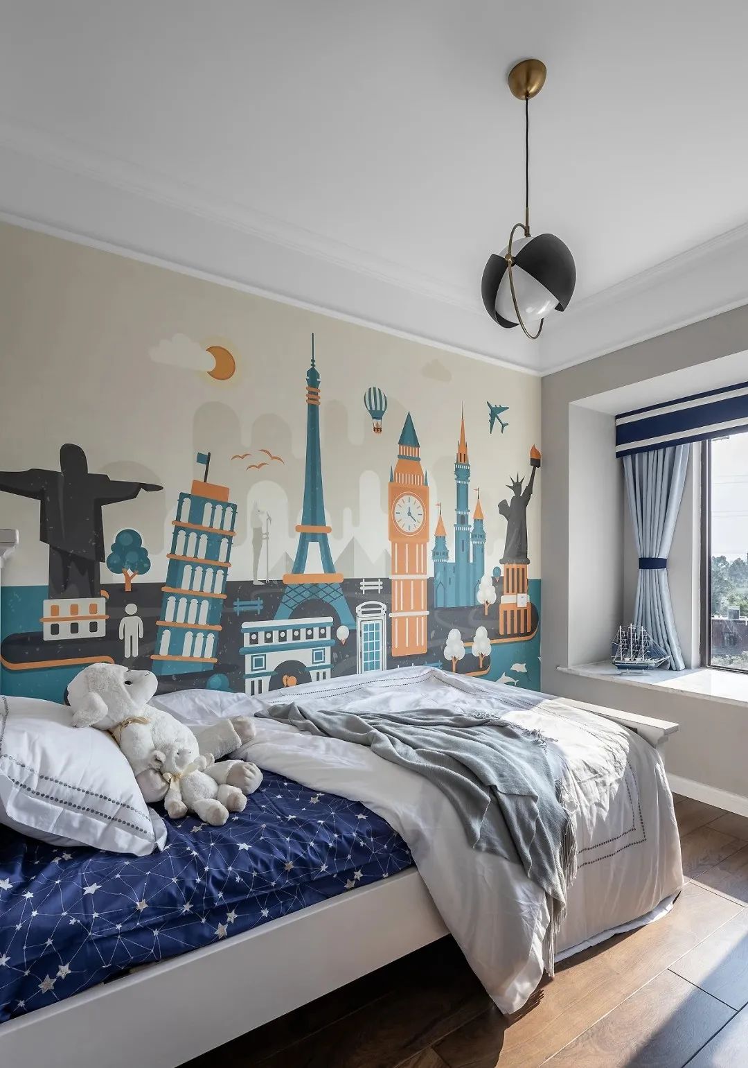 『』153㎡现代美式风格装修，优雅与舒适的典范之家！