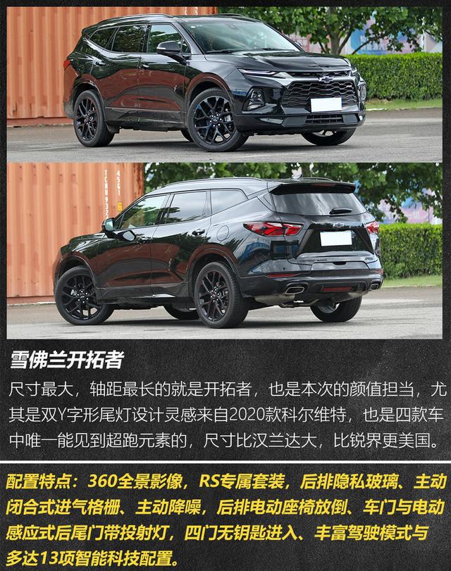[7座SUV]第一梯队的角逐 四款七座SUV对比测试