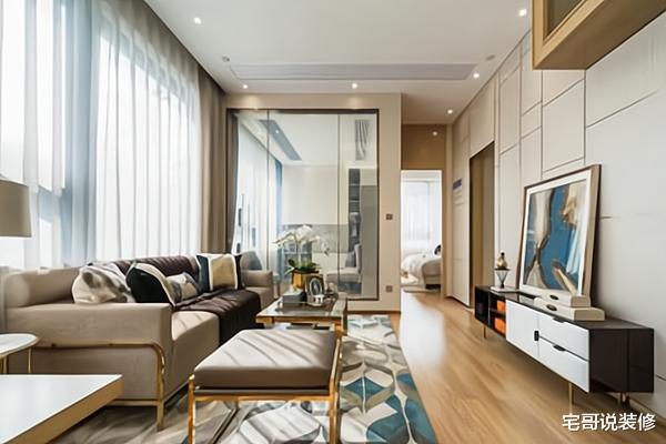 |50㎡小户型怎么装修？现代轻奢设计，打造3室2厅1厨1卫