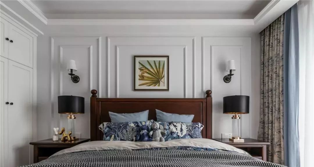 101㎡现代美式风，加入黄铜元素，让空间多一份轻奢感！