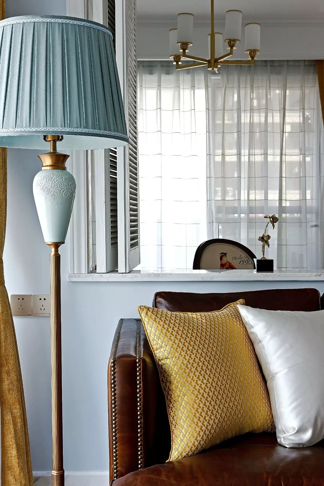 105㎡现代美式，蓝白优雅调，活力情趣风