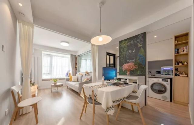 爆改55平米一居室，让光照进家的每个角落