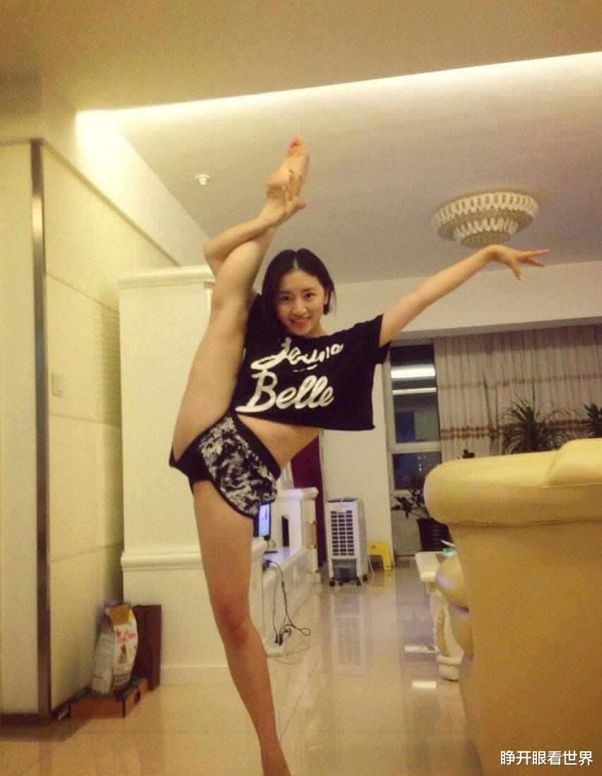 张豆豆|“体操女神”张豆豆，曾因挺胸照出名，如今低调进入娱乐圈！