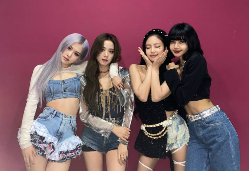 腰带|Rose的腰真细啊，Jisoo的发带都可以拿来当腰带