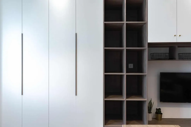 设计师|晒晒35㎡单身公寓，装修的简单又精致，一个人住30年也行