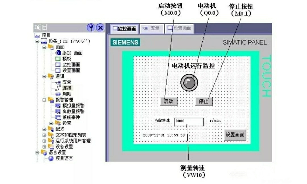 |PLC，变频器和触摸屏组态应用