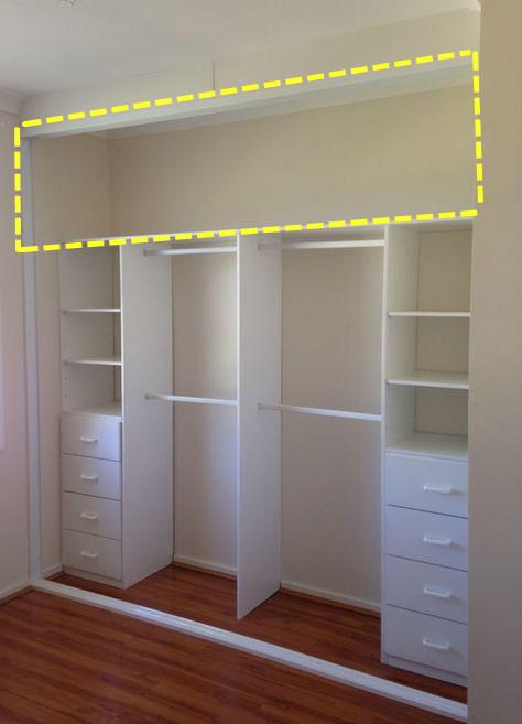 「」打衣柜还是我有经验，顶部留空一排做收纳，邻居见了都偷偷学回家