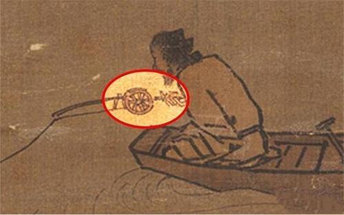 寒江独钓图|初赏《寒江独钓图》忆柳宗元，细看渔翁钓竿，竟看到现代的滑轮