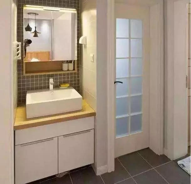 []卫生间太小，做不了干湿分离？我家这样装，合理利用空间，够省心