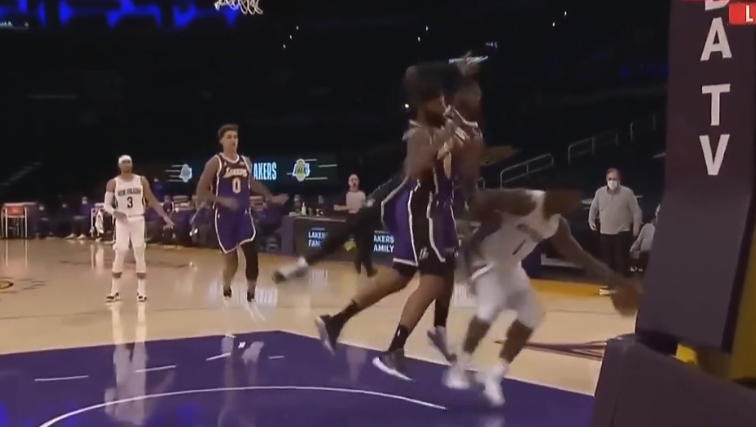 湖人队|空砍41+15+9！詹眉27中11仍给鹈鹕双少上课，湖人5连胜+6人上双真狠！