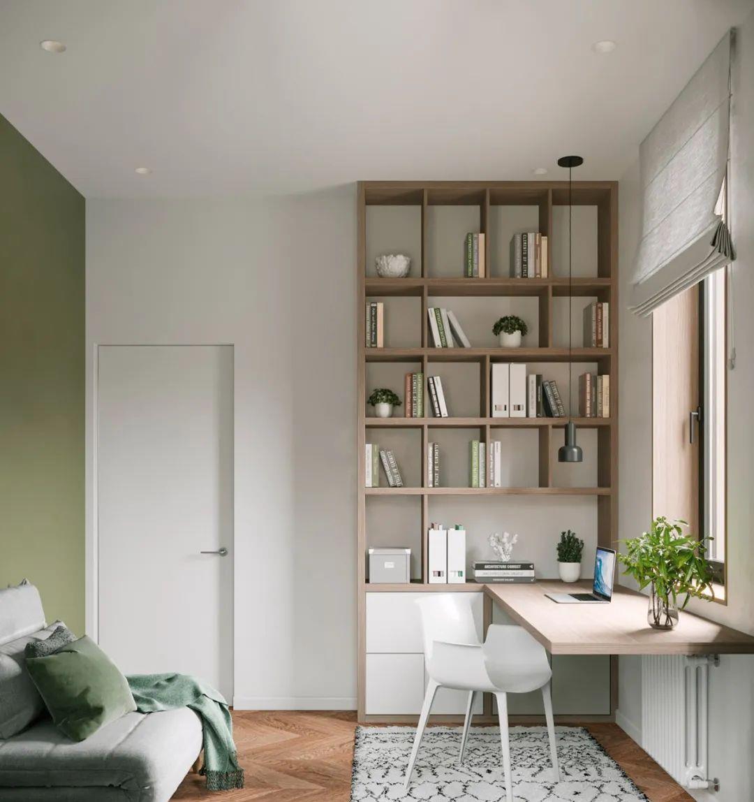 |配色和布局都无可挑剔，进门就让人神清气爽，小户型照着装准没错