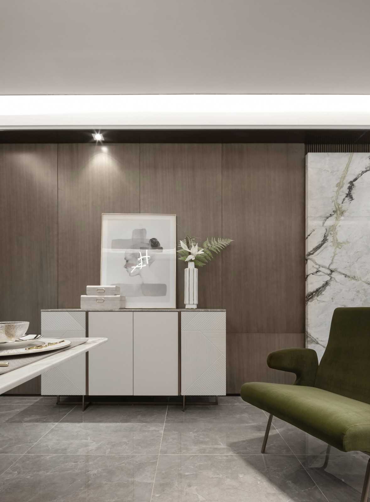 |120㎡橄榄样板间，精致舒适