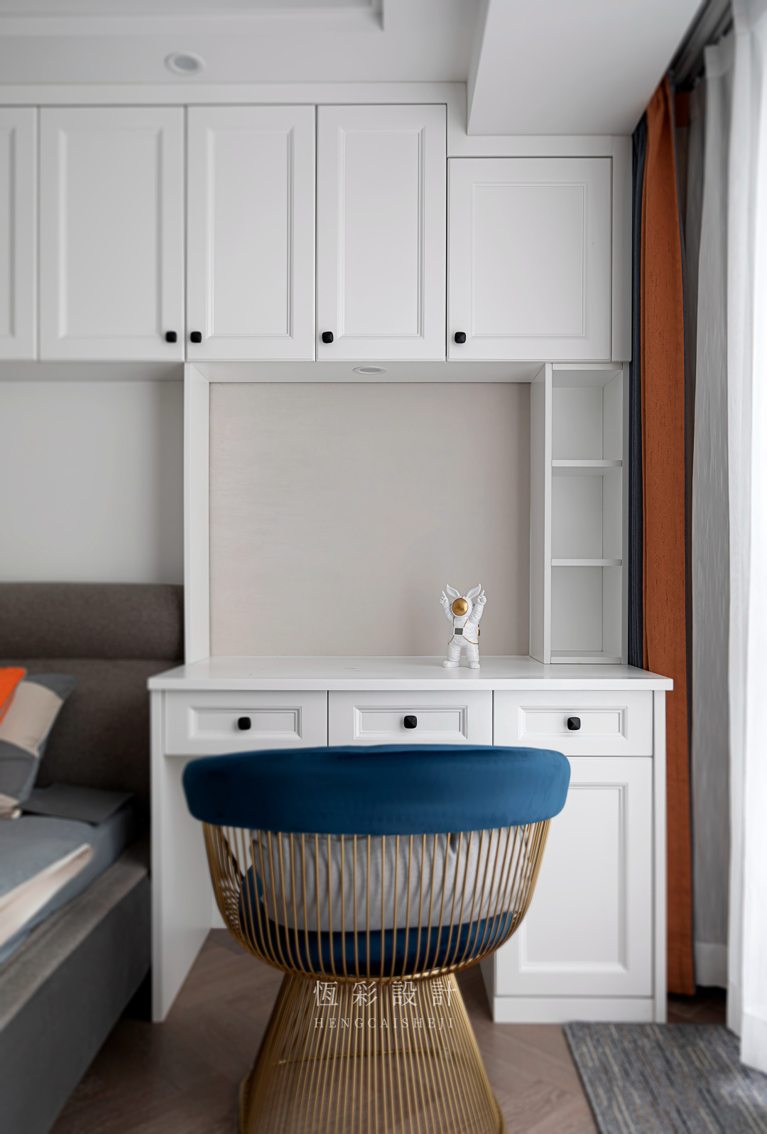 |新作首发 | 140㎡现代轻奢精致主义——致敬爱马仕橙