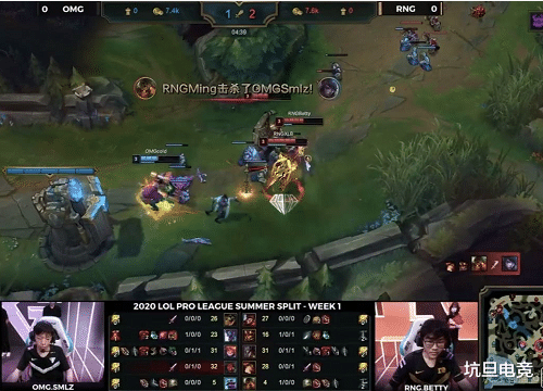 #RNG#RNG首秀打出碾压，新上单表现出乎意料，Xiaohu杀人书被Uzi吐槽