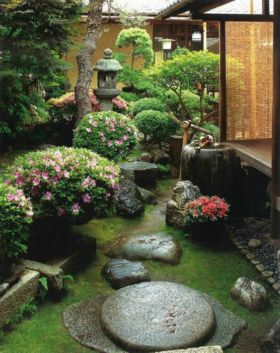 『』14个日式“花园庭院”设计，静坐赏芳华，体验茶歇慢时光！