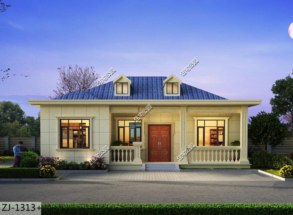 |农村养老房还是一层好,最低15万就能盖,10套图纸哪套适合你