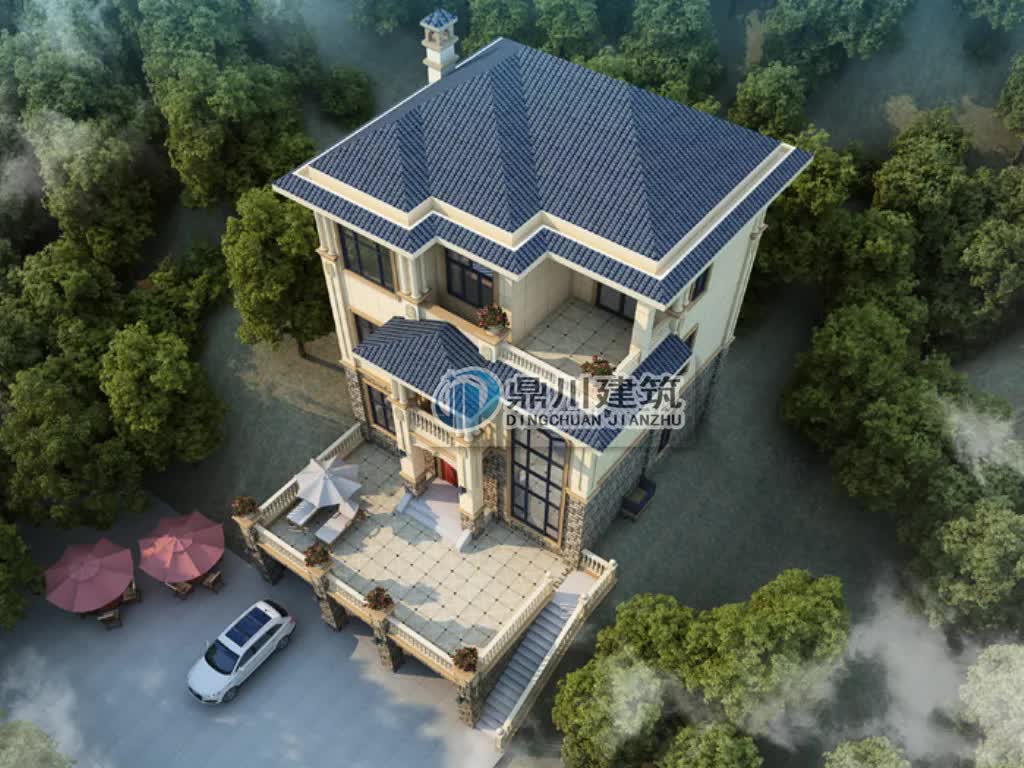 |6栋农村别墅设计，每栋都大气威风，户主在村子里肯定面子十足