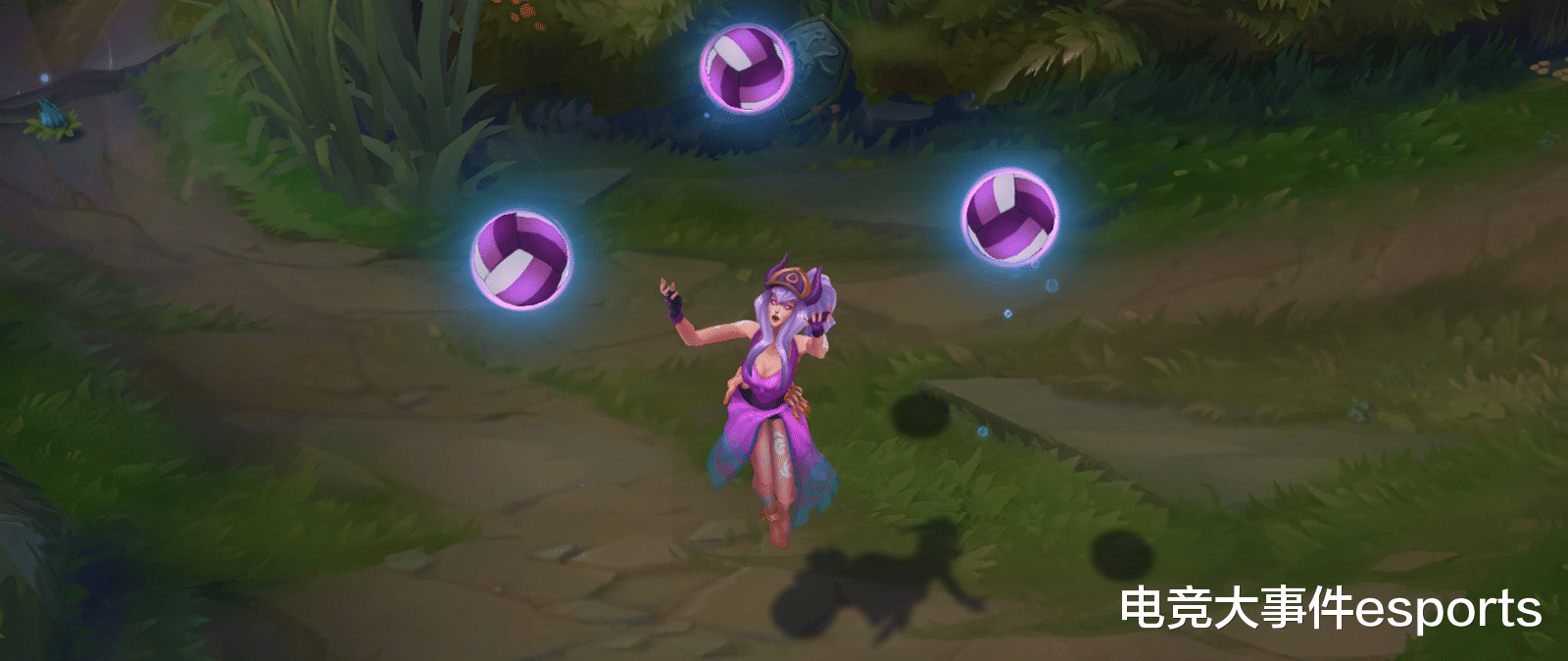 #辛德拉#LOL设计师回应泳池派对皮肤的调整意见：皇子不会有腿毛，辛德拉Q技能特效有微调