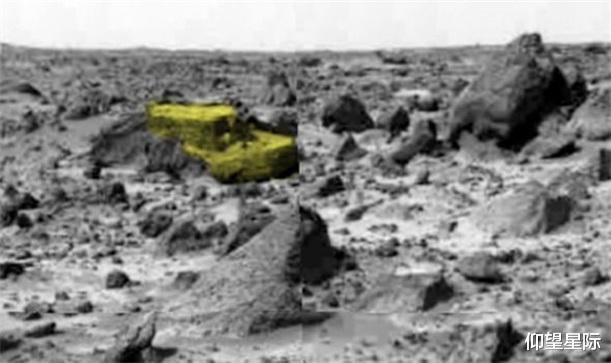 「NASA」轮廓清晰!有人在好奇号着陆点3米处发现一艘“船”,NASA不置可否