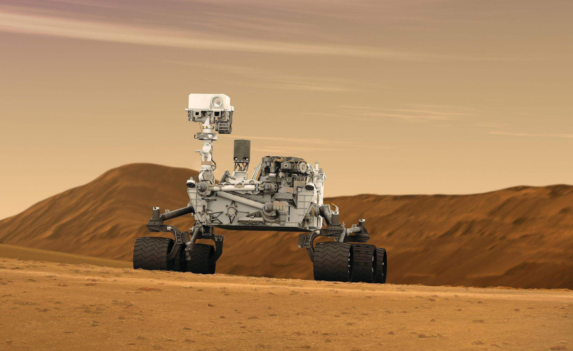 火星|好奇号从火星传回自拍照,画面清晰,看到的火星是这样的