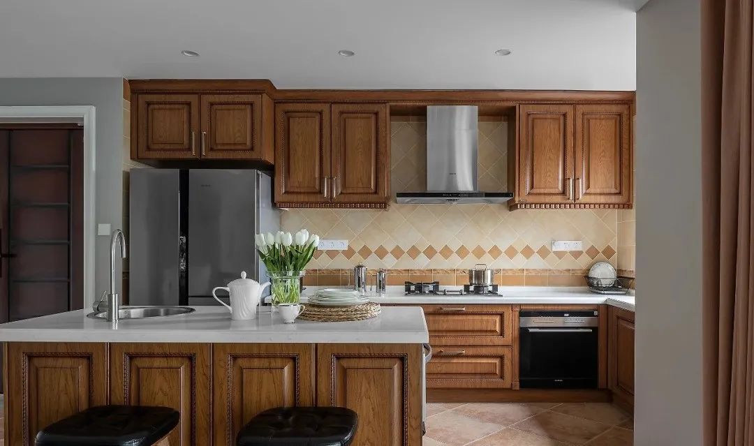 『』153㎡现代美式风格装修，优雅与舒适的典范之家！