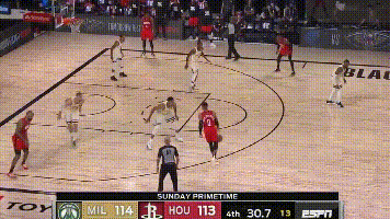 威斯布鲁克|决胜时刻落后1分！哈登运球威少飞奔，5秒后火箭替补席沸腾了