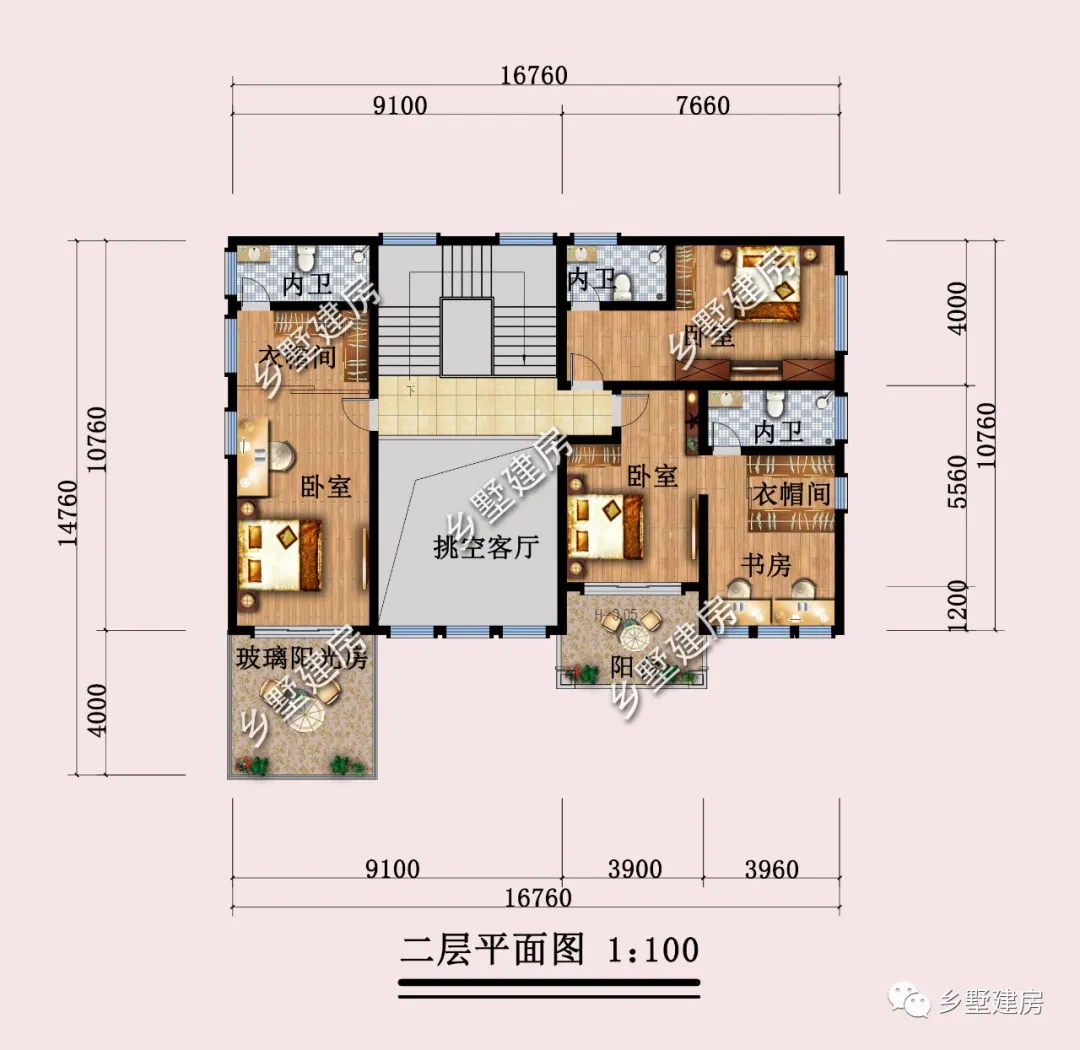 @3款农村二层小别墅，四开间设计，还全朝南！颜值更是赞不绝口！