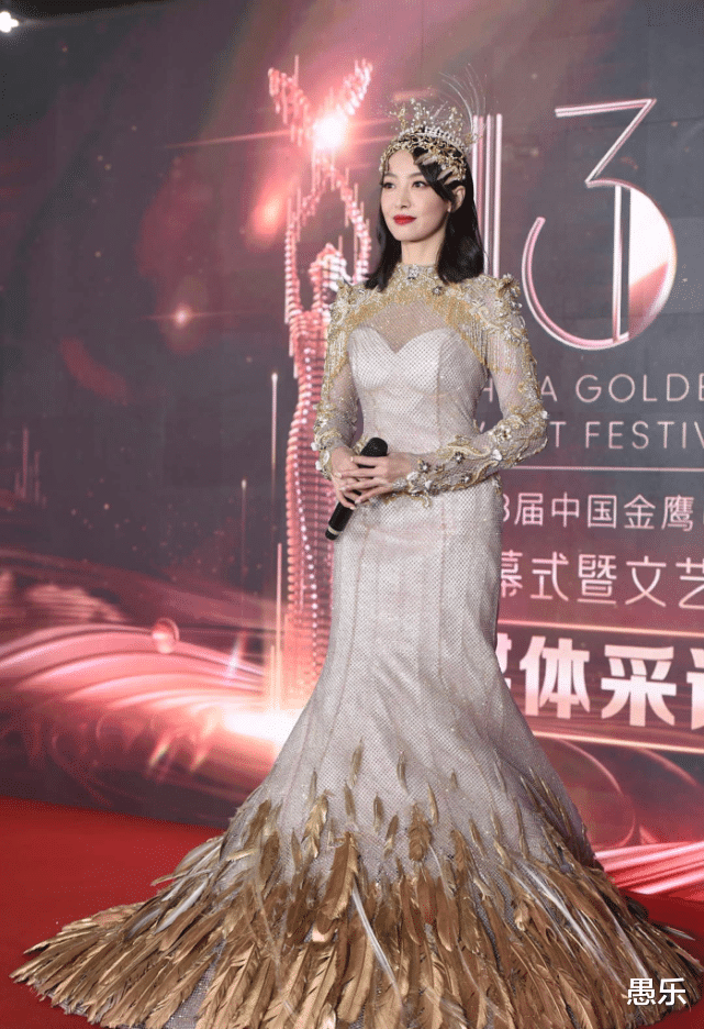 白百何|金鹰女神战袍价值120万？宋茜造型被嘲历届最丑，工作室晒精修图差距悬殊