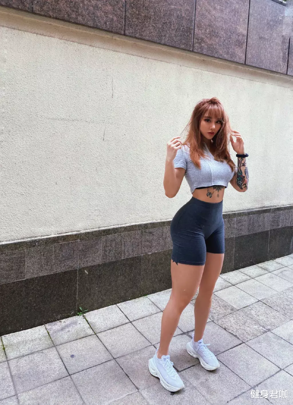 健身|中国花臂“臀神”，健身5年臀围超101cm，好身材健身来！