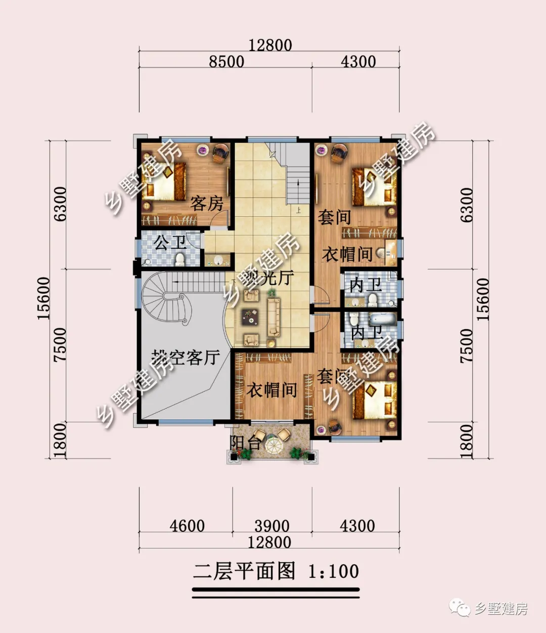 @开间12米的欧式别墅，父母孩子都很中意，理想乡村生活的标配