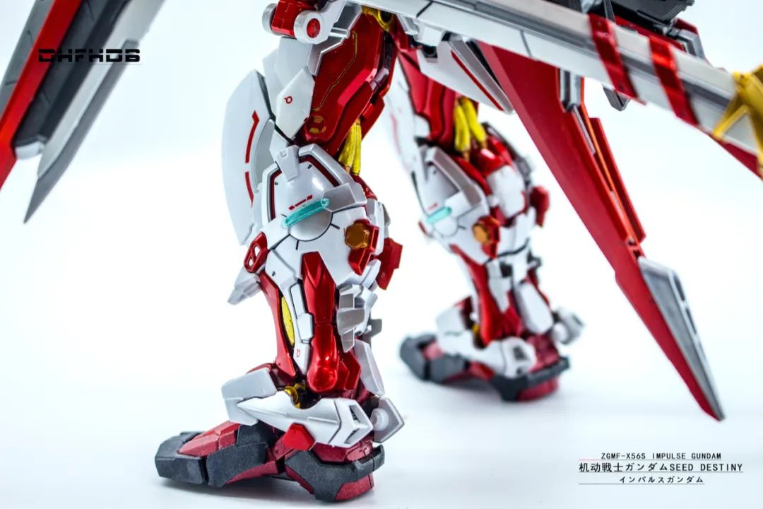 英特尔|高达模型秀:万代 hirm1/100 红异端 某班mb样式大剑 飞行背包