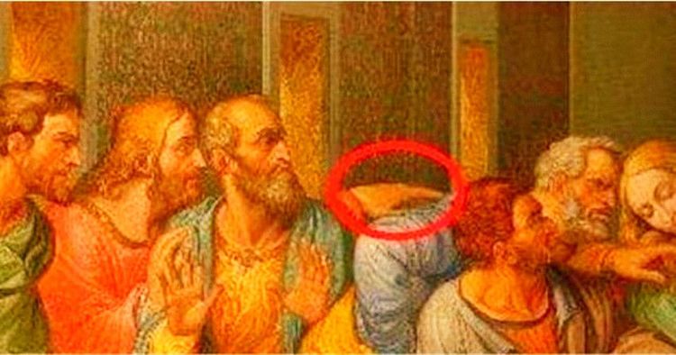 达·芬奇|惊奇发现：名画《最后的晚餐》或暗藏宇宙密码，达芬奇是外星人？