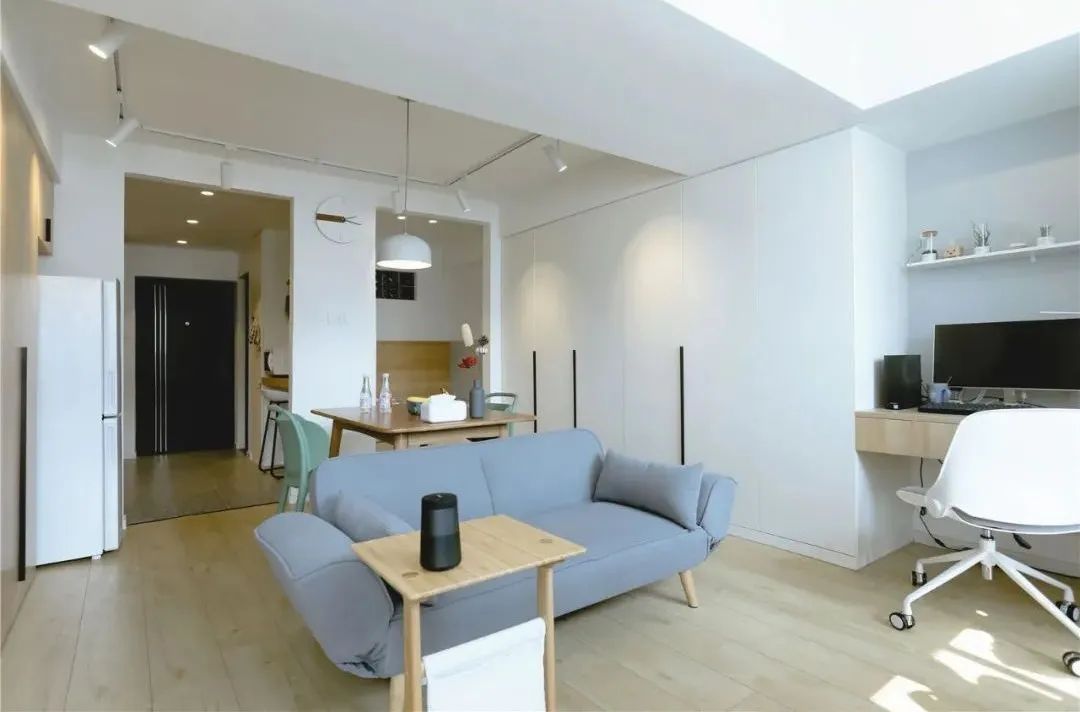 单身公寓@30㎡原木风单身公寓，面积不大，却功能齐全还很温馨！