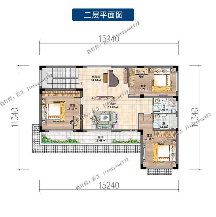 |3款新出炉的农村别墅，有100平的小洋楼，有180平的大宅院