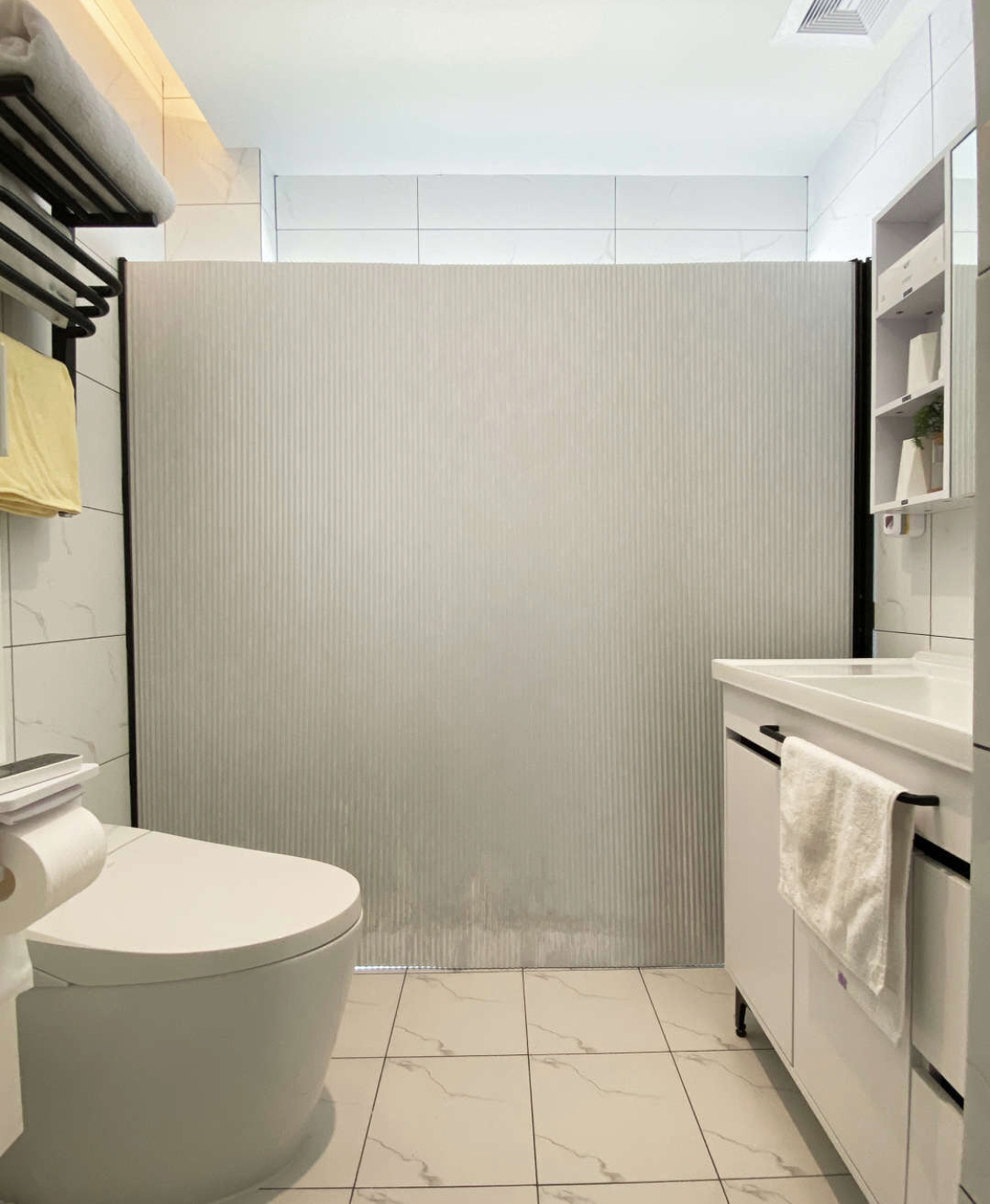 |头次见日本的“卫浴隐形隔断”,比玻璃好清洁,还不似浴帘爱沾身